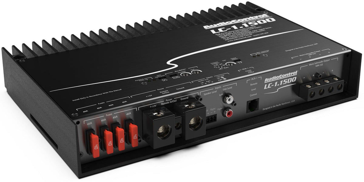 AudioControl LC-1.1500 1,500 Watt Monoblock Amplifier w/ AccuBass®