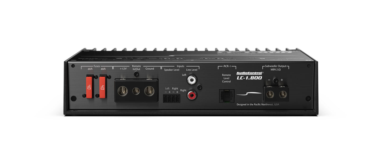 AudioControl LC-1.800 800 Watt Monoblock Amplifier w/ AccuBass